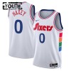 Dres Philadelphia 76ers Tyrese Maxey Nike 2024-25 City Edition Bijela Swingman - Dječji